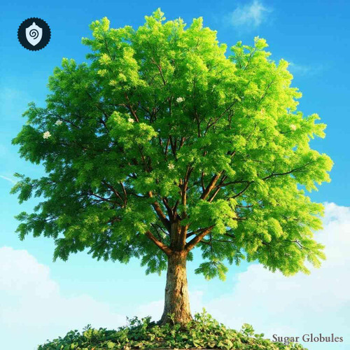 Moringa Oleifera sugar spheres in pellet format for energetic homeopathic (nonmedical) physical remedy presentation