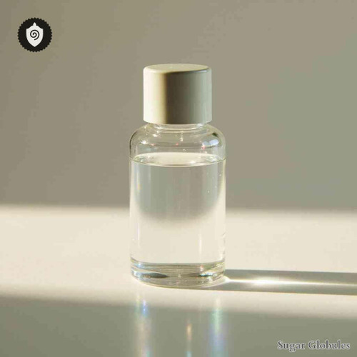 Naphthazolinum Muriaticum sugar spheres in uniform orb format for energetic homeopathic (nonmedical) physical remedy presentation