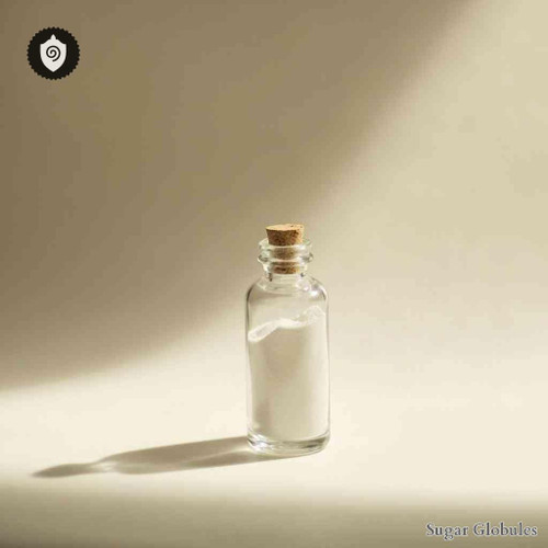 Neodymium Tetraboricum sugar spheres in orb format for energetic homeopathic (nonmedical) dry-form presentation