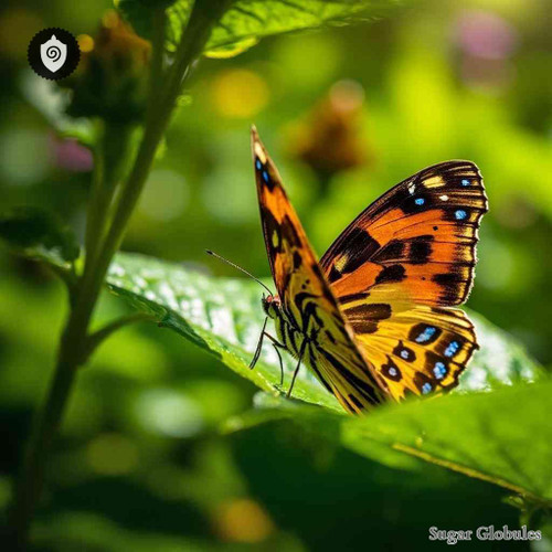 Nymphalis Urticae sugar spheres in compact orb form for energetic homeopathic (nonmedical) dry-form presentation and dosing consistency