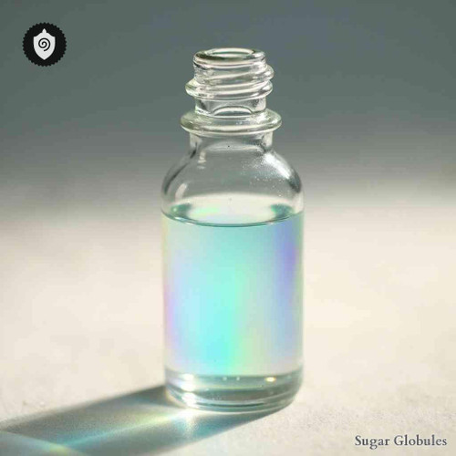 Oleum Lavadulae sugar spheres in uniform orb form for energetic homeopathic (nonmedical) dry-form remedy presentation