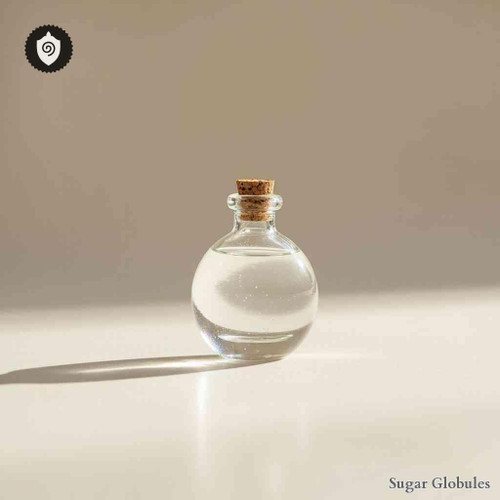 Ovis Albumen sugar spheres in consistent orb format for energetic homeopathic (nonmedical) dry-form physical presentation