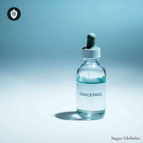 Oxaceprol sugar orbs in uniform spherical form for energetic homeopathic (nonmedical) presentation and dry storage