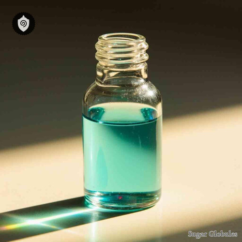 Paloondo sugar spheres in compact orb format for energetic homeopathic (nonmedical) product presentation and dry-form packaging