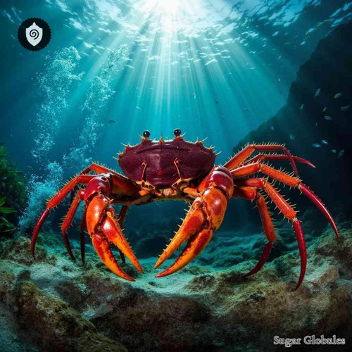 Paralithodes Camtschaticus sugar granules in orb format for energetic homeopathic (nonmedical) dry-form presentation