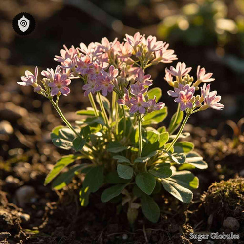 Pelargonium Crithmifolium sugar spheres in precise orb shape for energetic homeopathic (nonmedical) physical presentation