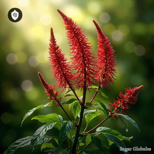 Persicaria Orientalis sugar granules in orb form, standardized for energetic homeopathic (nonmedical) dry-form presentation