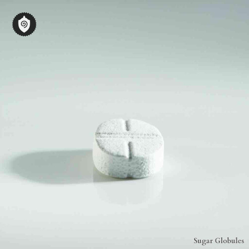 Phenobarbitalum sugar spheres in precise orb format for energetic homeopathic (nonmedical) presentation in dry form