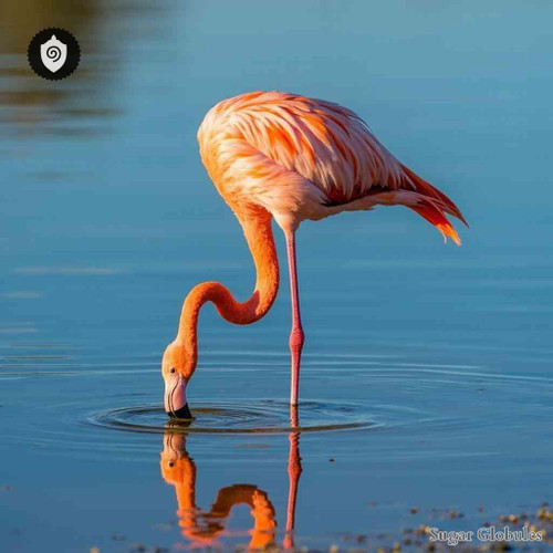 Phoenicopterus Ruber sugar spheres in uniform pellet format for energetic homeopathic (nonmedical) dry-form presentation