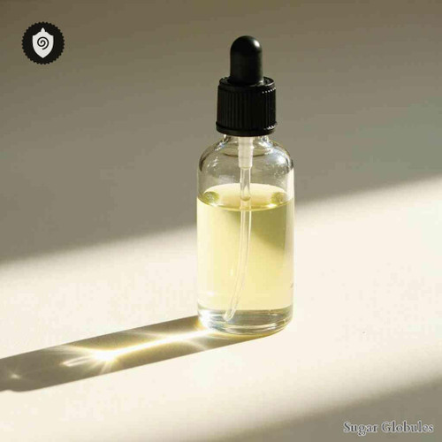 Phospohorus Hydrogenatus sugar spheres in precise granule format for energetic homeopathic (nonmedical) physical product presentation