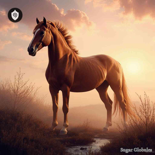 Pilus Equinus - Equus Ferus Caballus sugar granules in uniform orb presentation for energetic homeopathic (nonmedical) dry-form listing