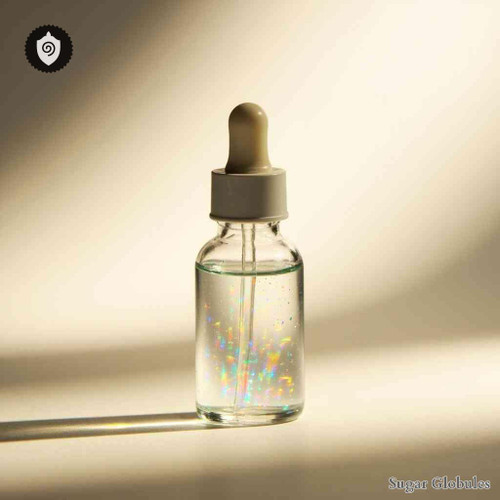 Pleura Bovis sugar spheres in uniform orb format for energetic homeopathic (nonmedical) dry presentation and physical product listing