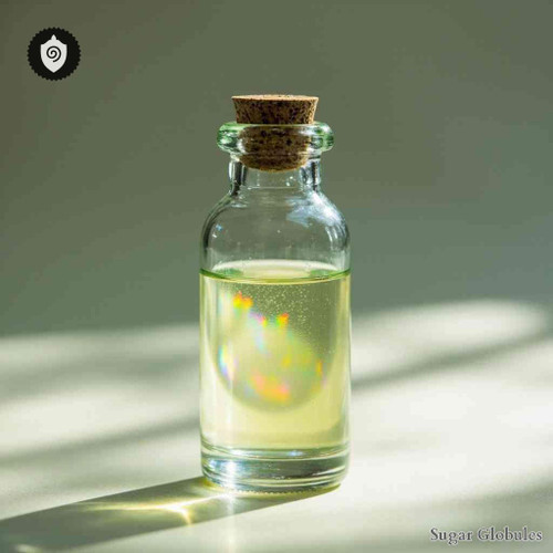 Pneumococci Vaccinum sugar granules in spherical format for energetic homeopathic (nonmedical) dry-form presentation and storage