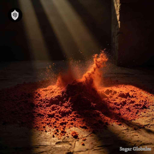 Pulvis Lateris sugar spheres in consistent orb form for energetic homeopathic (nonmedical) dry-form presentation and storage