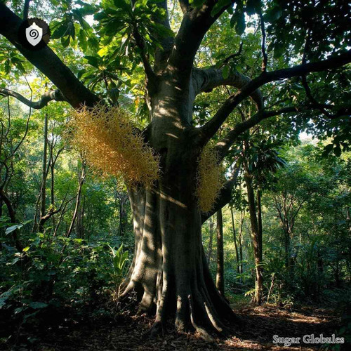 Quassia Amara - Picrasma Excelsa sugar spheres in uniform orb form for energetic homeopathic (nonmedical) dry storage