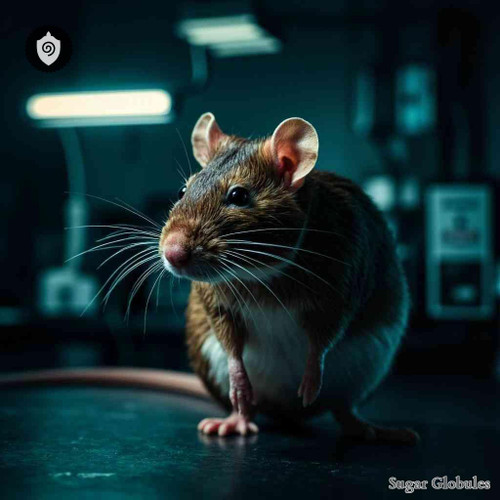 Rattus Norvegicus sugar spheres in precise orb format for energetic homeopathic (nonmedical) dry-form physical presentation