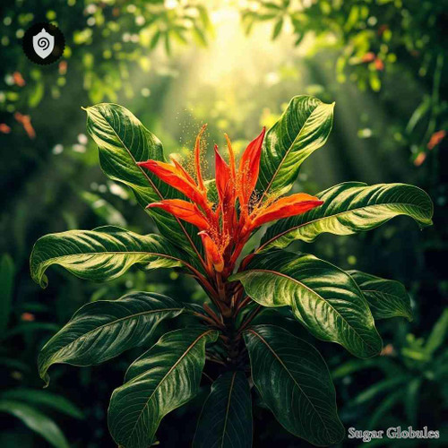 Renealmia Brasiliensis sugar spheres in precise orb form for energetic homeopathic (nonmedical) dry-form presentation and storage