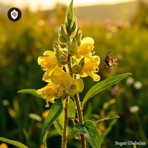 Rhinanthus Angustifolius sugar spheres in precise orb format for energetic homeopathic (nonmedical) dry-form presentation