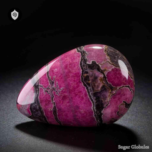 Rhodonitum sugar spheres in uniform orb form for energetic homeopathic (nonmedical) dry-form presentation and storage