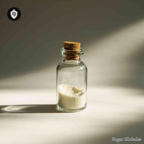 Rofecoxib sugar spheres in precise orb shape for energetic homeopathic (nonmedical) dry-form presentation and storage