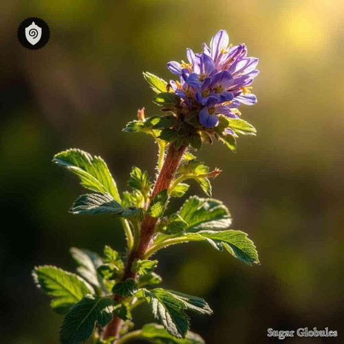 Rotheca Incisa sugar spheres in consistent orb format for energetic homeopathic (nonmedical) dry-form remedy presentation