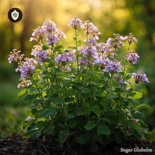 Rotheca Myricoides sugar spheres in pellet form for energetic homeopathic (nonmedical) dry-form presentation and storage