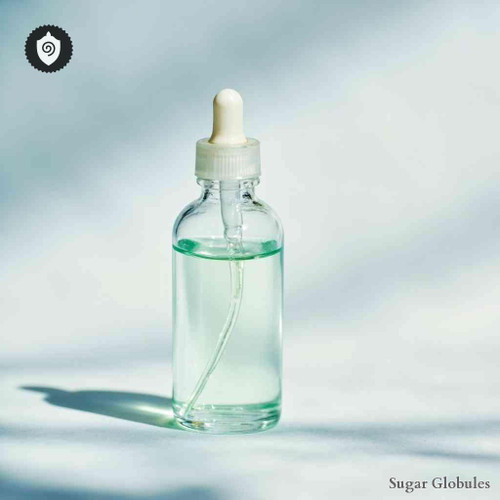 Sal Marinum Atlantis sugar granules in spherical form, standardized for energetic homeopathic (nonmedical) dry-form presentation