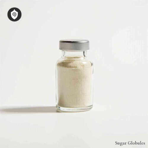 Sapo Castile sugar spheres in compact orb format for energetic homeopathic (nonmedical) dry-formulation presentation