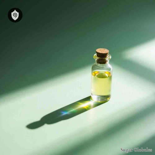 Sarkoidum Equinum sugar granules in spherical form for energetic homeopathic (nonmedical) dry storage and presentation