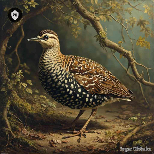 Scolopax Rusticola sugar spheres in uniform orb form for energetic homeopathic (nonmedical) dry-form physical presentation