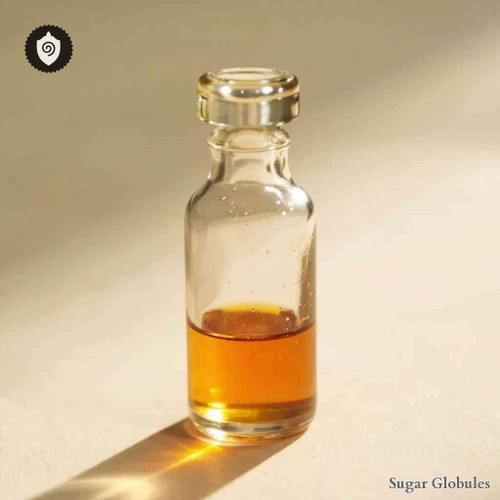 Selegilinum sugar spheres in orb format, standard size for energetic homeopathic (nonmedical) dry-form presentation and storage