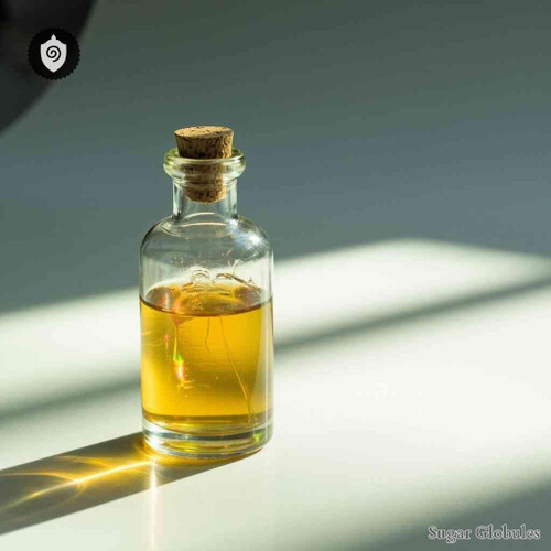 Sepia Os sugar spheres in pellet format for energetic homeopathic (nonmedical) dry-form presentation and precise remedy measurement