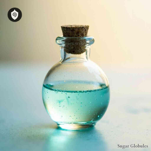 Sepioteuthis Sepioidea sugar spheres in precise orb form suitable for energetic homeopathic (nonmedical) pellet presentation