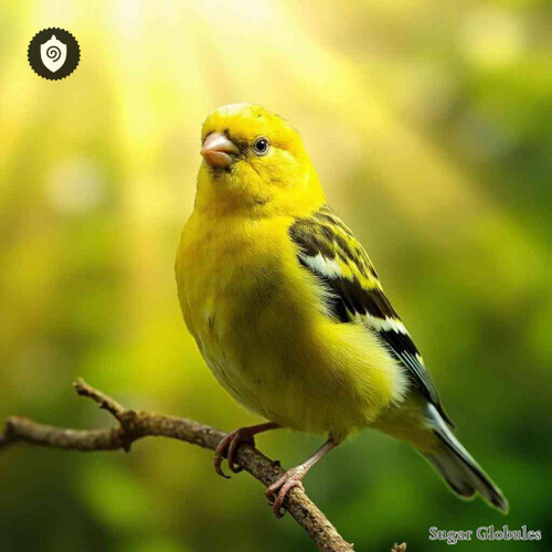 Serinus Canaria sugar orbs in consistent sphere form ideal for energetic homeopathic (nonmedical) dry-form stock presentation