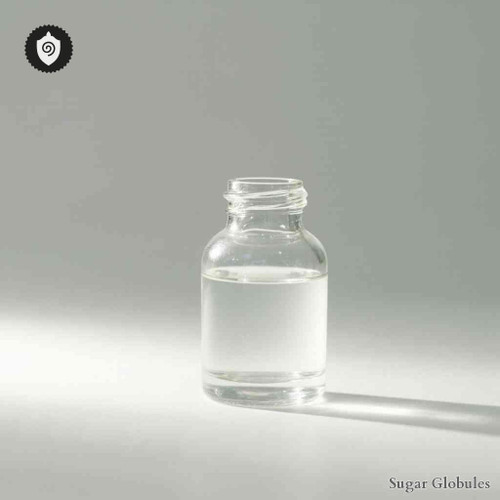 Sicarius Testaceus sugar spheres in orb format, standard form for energetic homeopathic (nonmedical) remedy pellet presentation