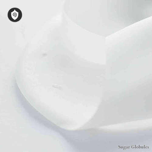 Siliconum Elastomer Med-4211 sugar granules in precise spherical format for energetic homeopathic (nonmedical) dry-form storage