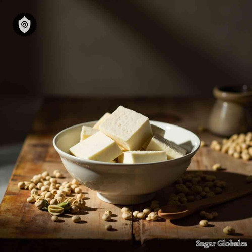 Soja Hispida - Tofu Sojae sugar spheres in orb format for energetic homeopathic (nonmedical) dry-form presentation and storage