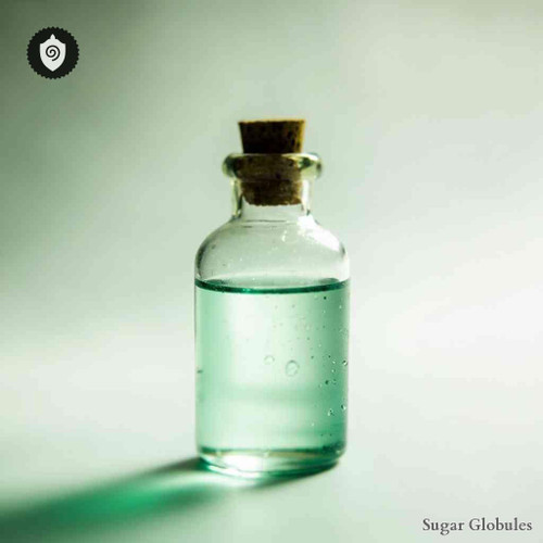 Sorbitolum sugar spheres in uniform granule form for energetic homeopathic (nonmedical) dry-form presentation and storage