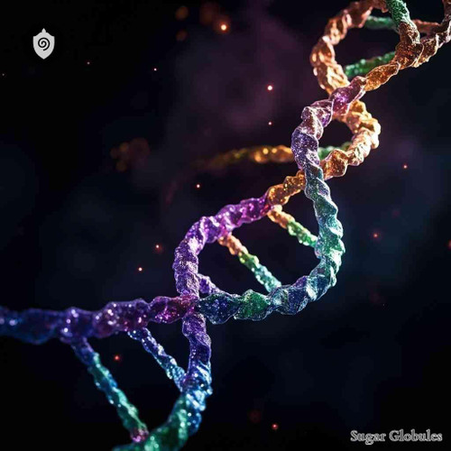 Spinacia Oleracea Dna sugar spheres in uniform granule form for energetic homeopathic (nonmedical) dry-form presentation
