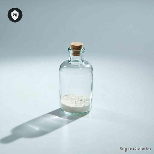 Sporgon sugar spheres in compact pellet format for energetic homeopathic (nonmedical) dry-form presentation and precise dosing