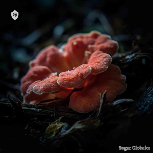 Sporidiobolus Samonicolor sugar spheres in compact orb form for energetic homeopathic (nonmedical) dry presentation and storage