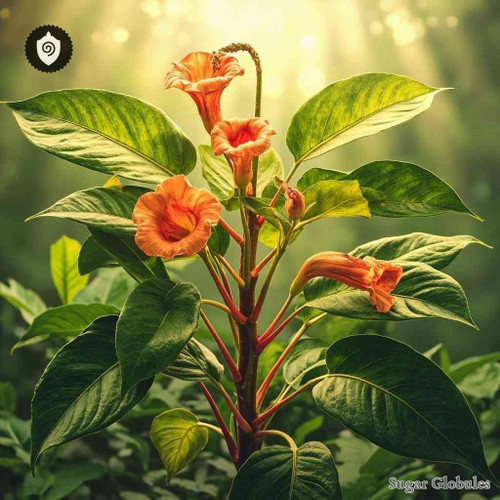 Stendandrium Guineense sugar granules in uniform orb form for energetic homeopathic (nonmedical) dry-form presentation