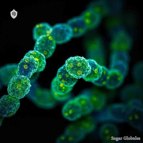 Streptococcus Viridans sugar spheres in orb format for energetic homeopathic (nonmedical) dry-form dosing and standardized presentation
