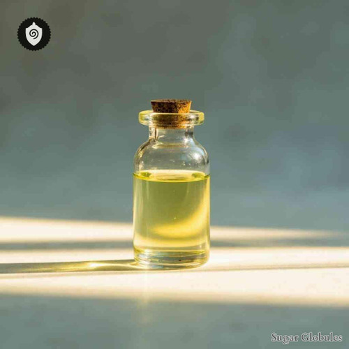 Strychninum Sulfuricum sugar spheres in granule form for energetic homeopathic (nonmedical) physical remedy presentation and storage