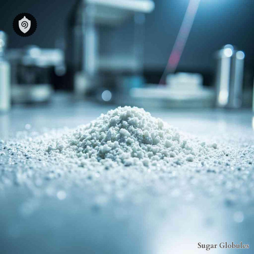 Sulfamerazinum sugar spheres in uniform orb form for energetic homeopathic (nonmedical) dry-form presentation and physical remedy listing