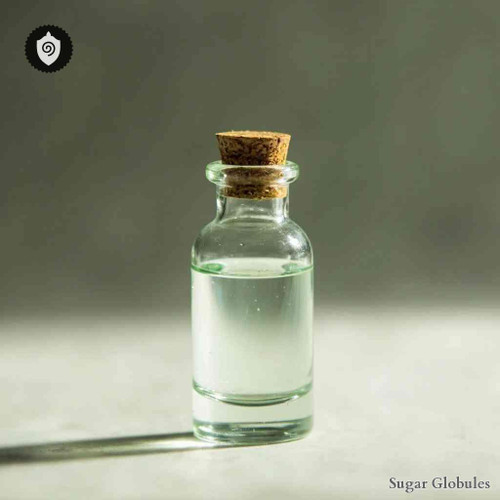 Sulfonalum sugar granules in precise orb format for energetic homeopathic (nonmedical) dry-form presentation and storage