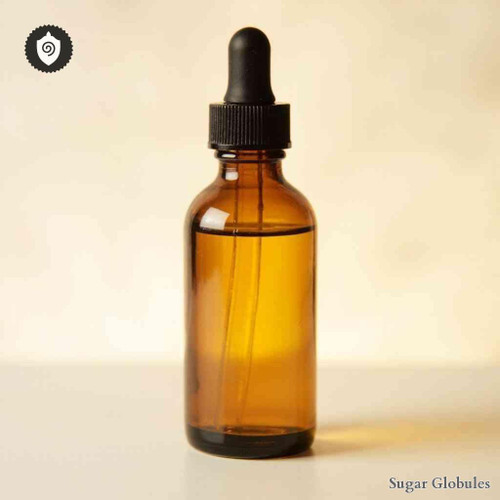 Sulphur Iodatum sugar spheres in uniform orb format for energetic homeopathic (nonmedical) dry-form physical presentation