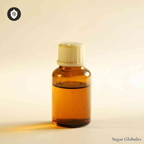 Sulphur Terebinthinatum sugar spheres in consistent orb format for energetic homeopathic (nonmedical) dry-form presentation