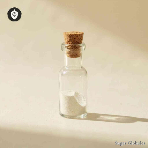 Sunitinibum sugar spheres presented in consistent orb format for energetic homeopathic (nonmedical) dry-form physical product listing