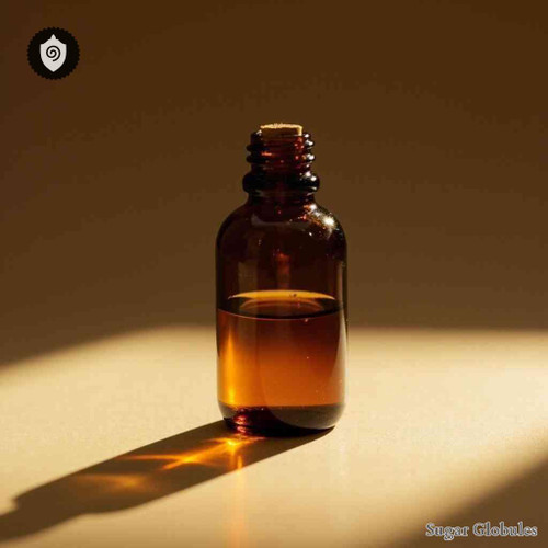 Tartarus Depuratus sugar spheres in spherical granule form for energetic homeopathic (nonmedical) physical remedy presentation